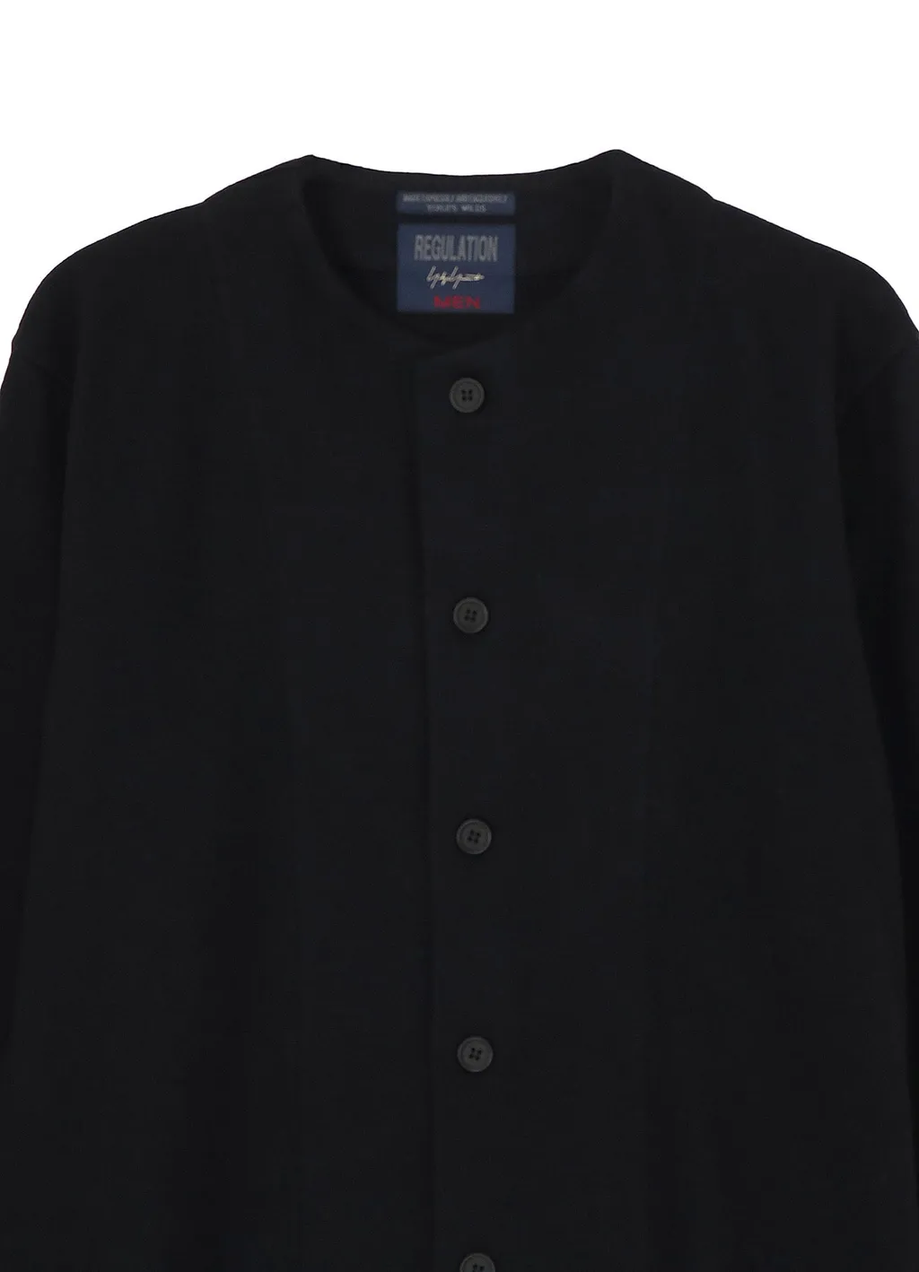 Woollen Jersey Round Neck Jacket