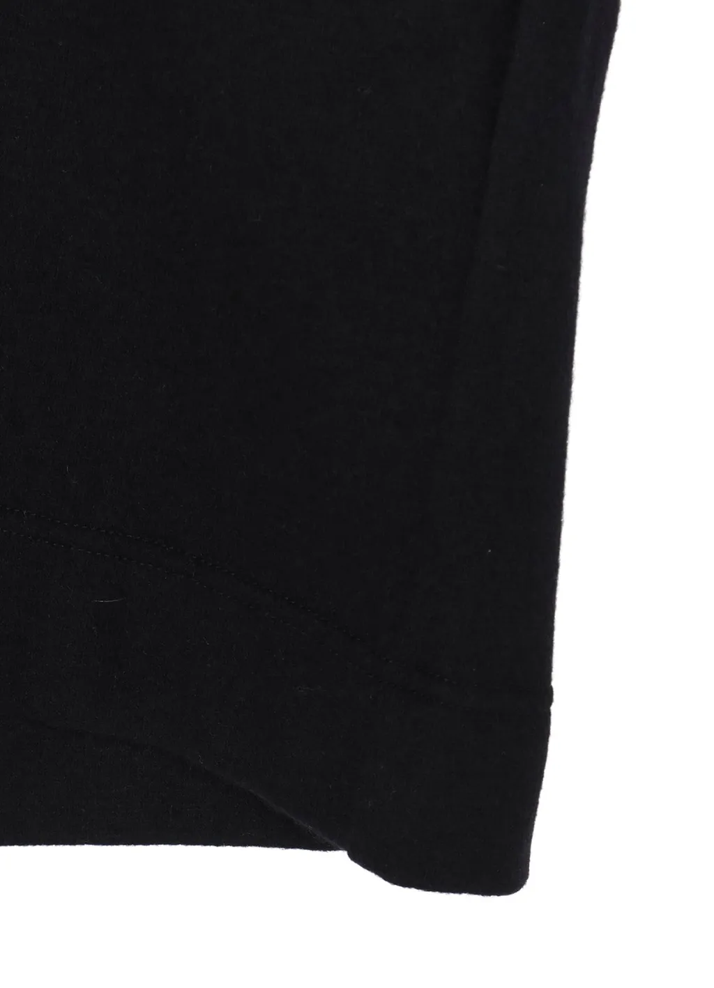 Woollen Jersey High Neck Long Coat