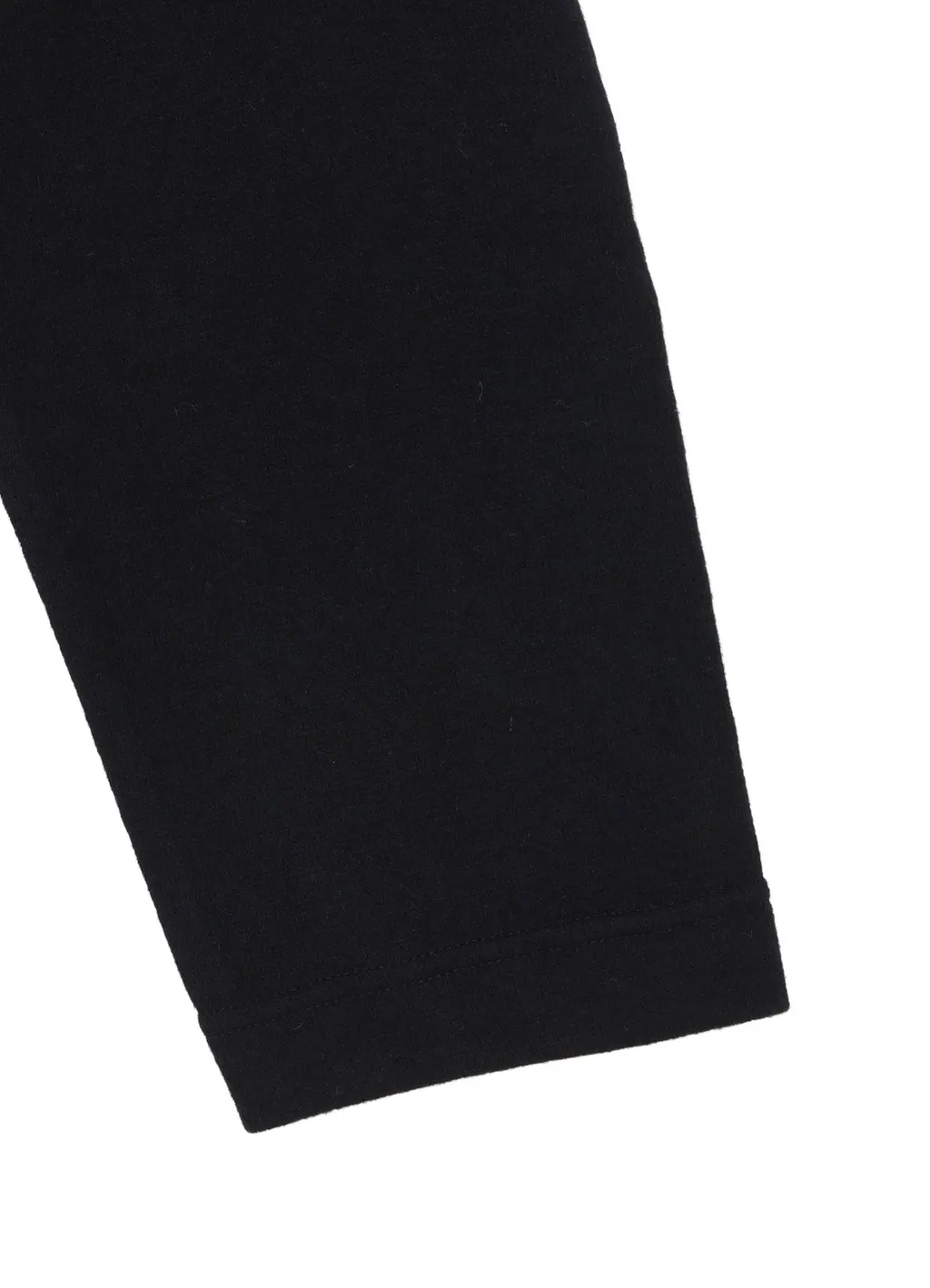 Woollen Jersey High Neck Long Coat