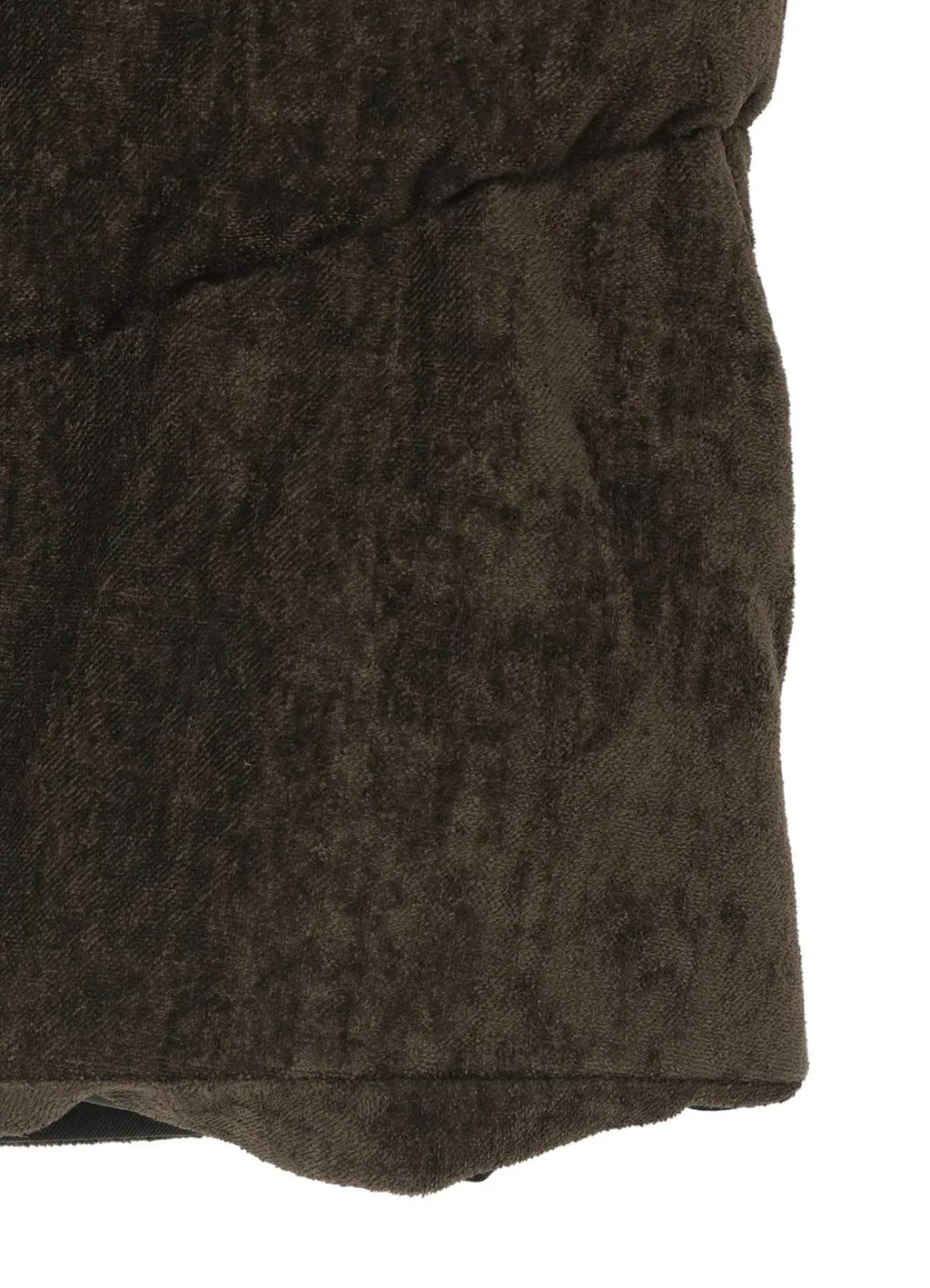 Linen Velvet 3 Buttons Diagonal Padded Long Jacket