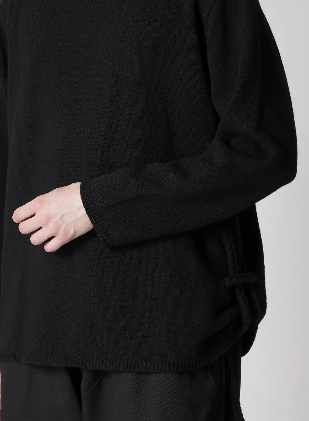 7G1P Plain Stitch With String String Round Neck Po