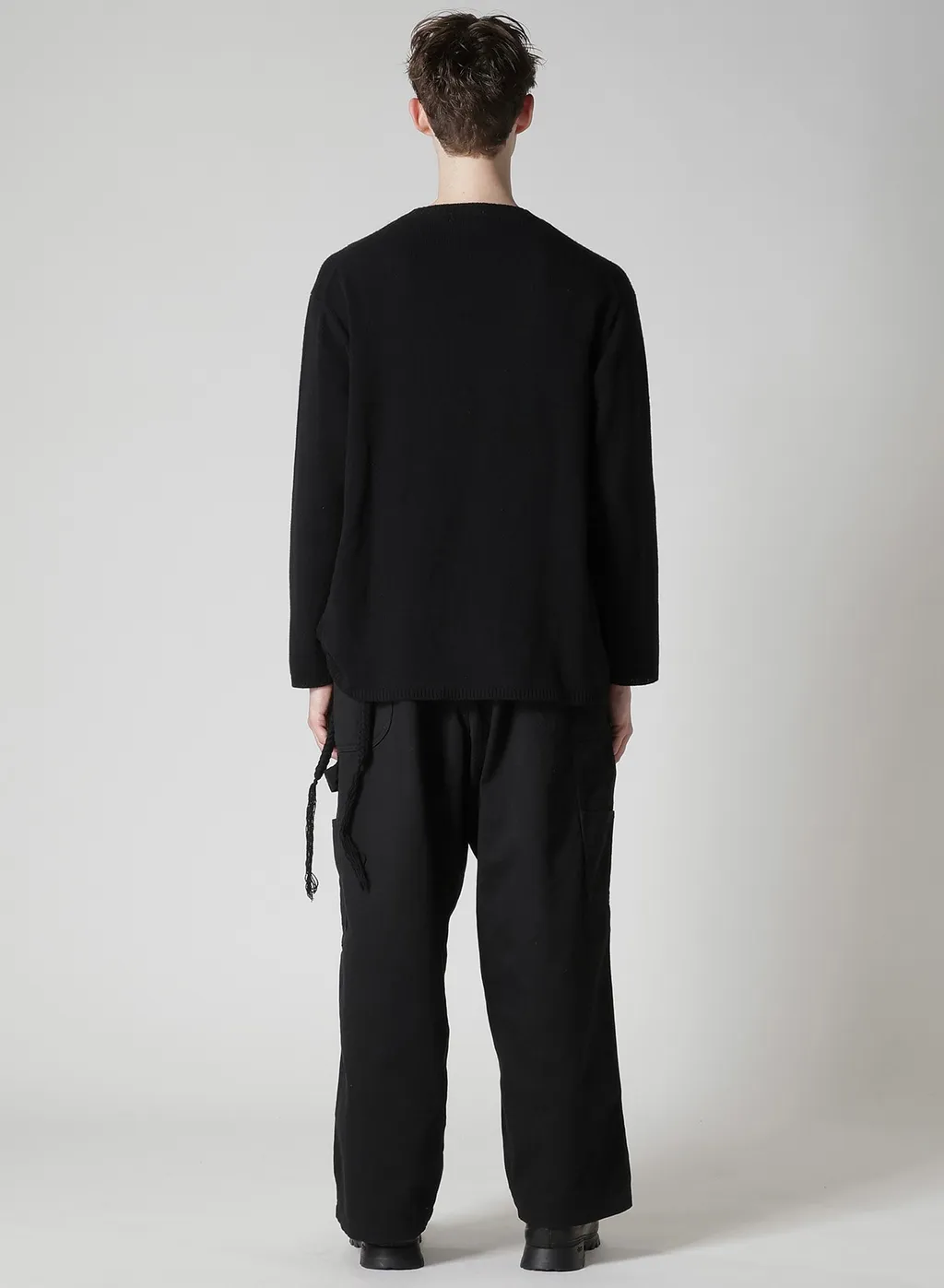7G1P Plain Stitch With String String Round Neck Po