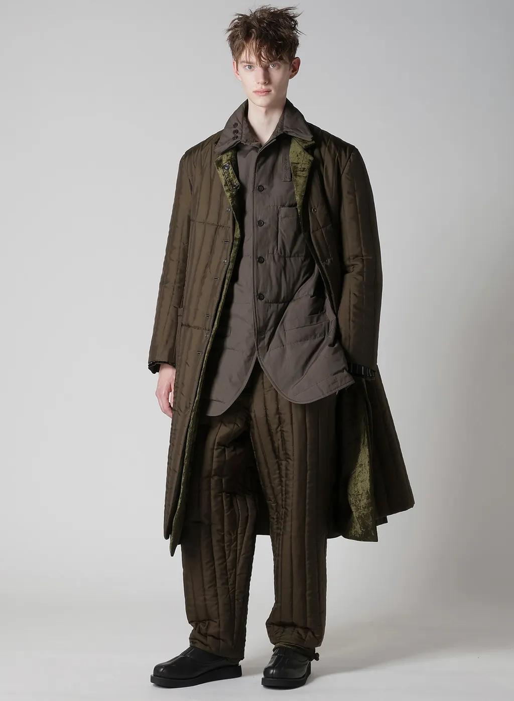 Bell Khaki Hem String Pants With Liner