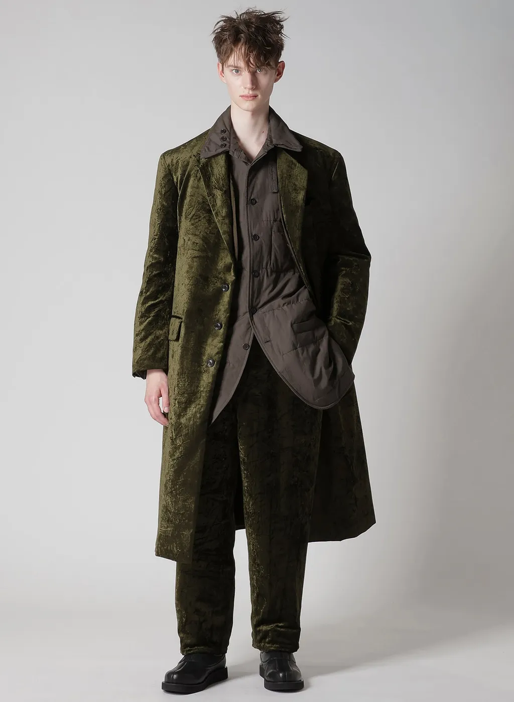 Bell Khaki Hem String Pants With Liner