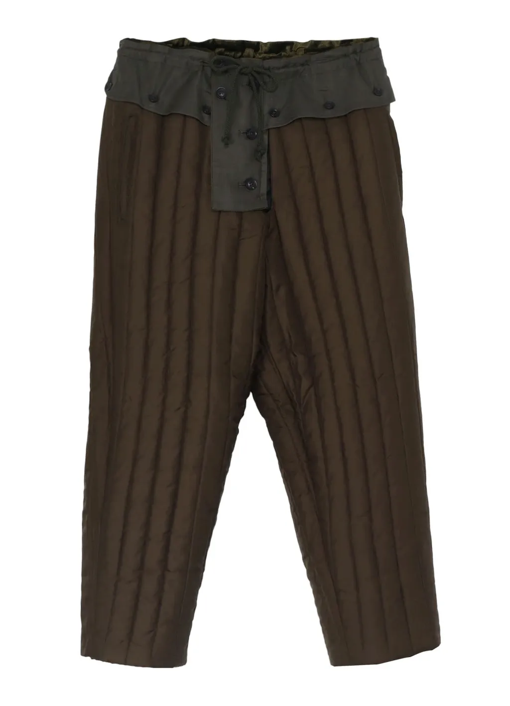 Bell Khaki Hem String Pants With Liner