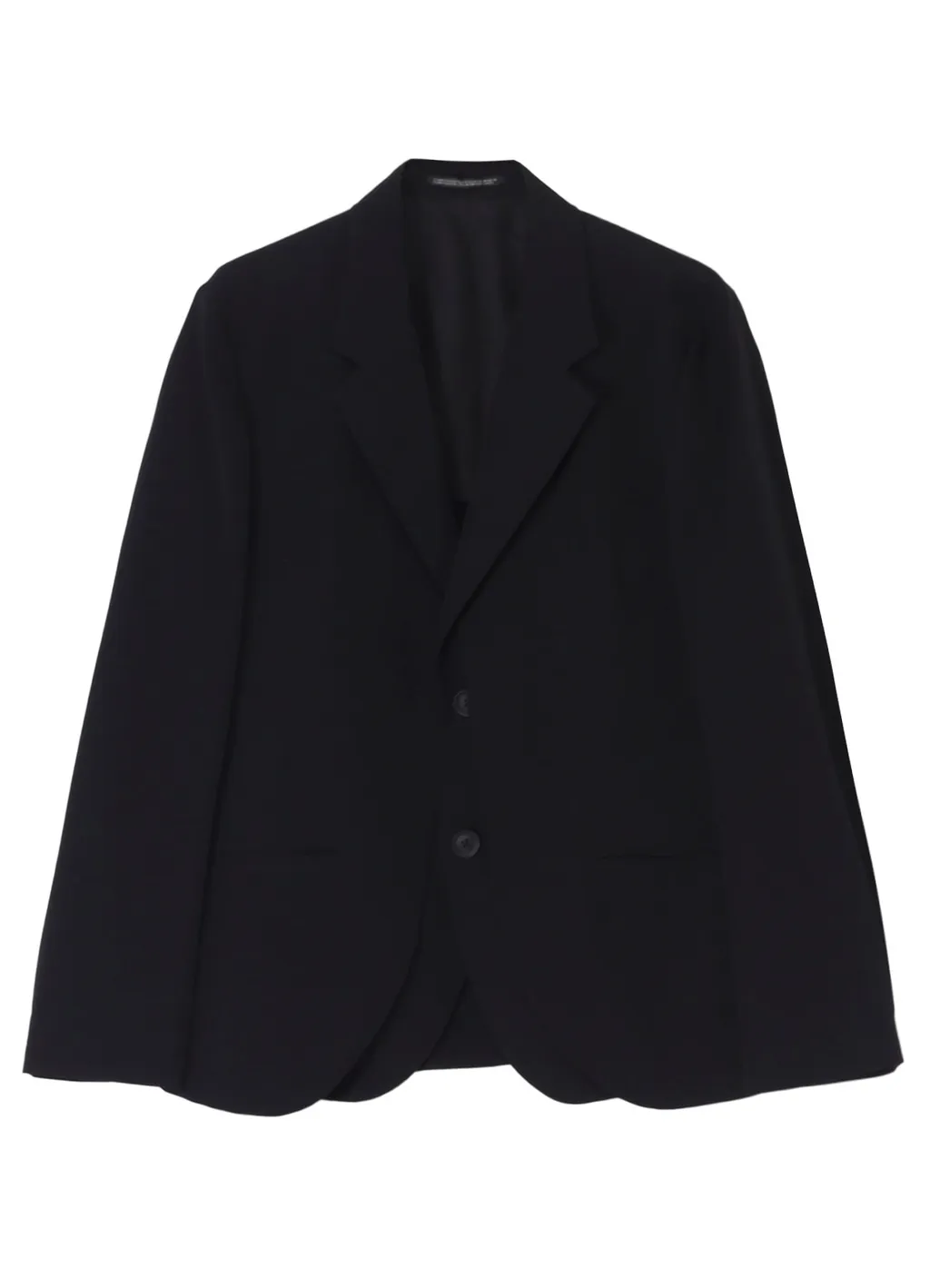 Wool Gabardine Double Front Jacket