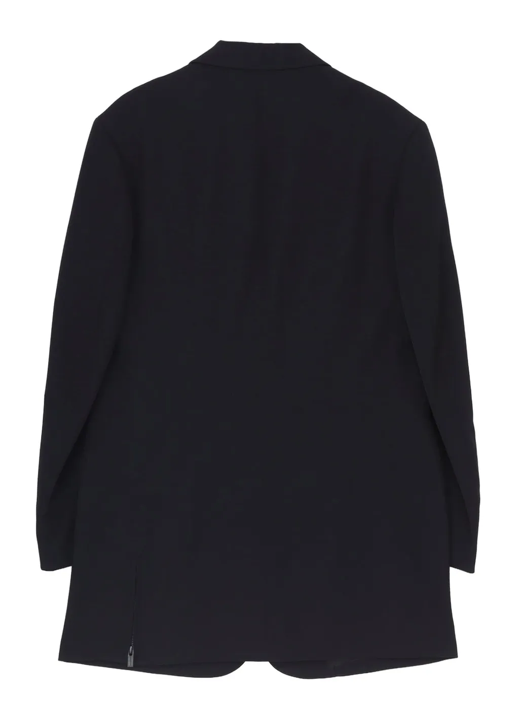 Wool Gabardine Left Seam Zipper Jacket
