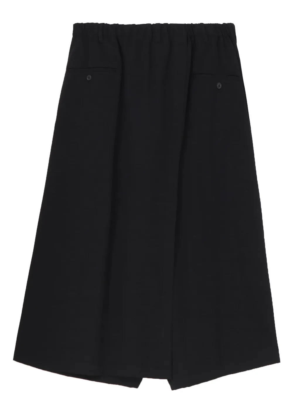 Wool Gabardine Wrap Pants
