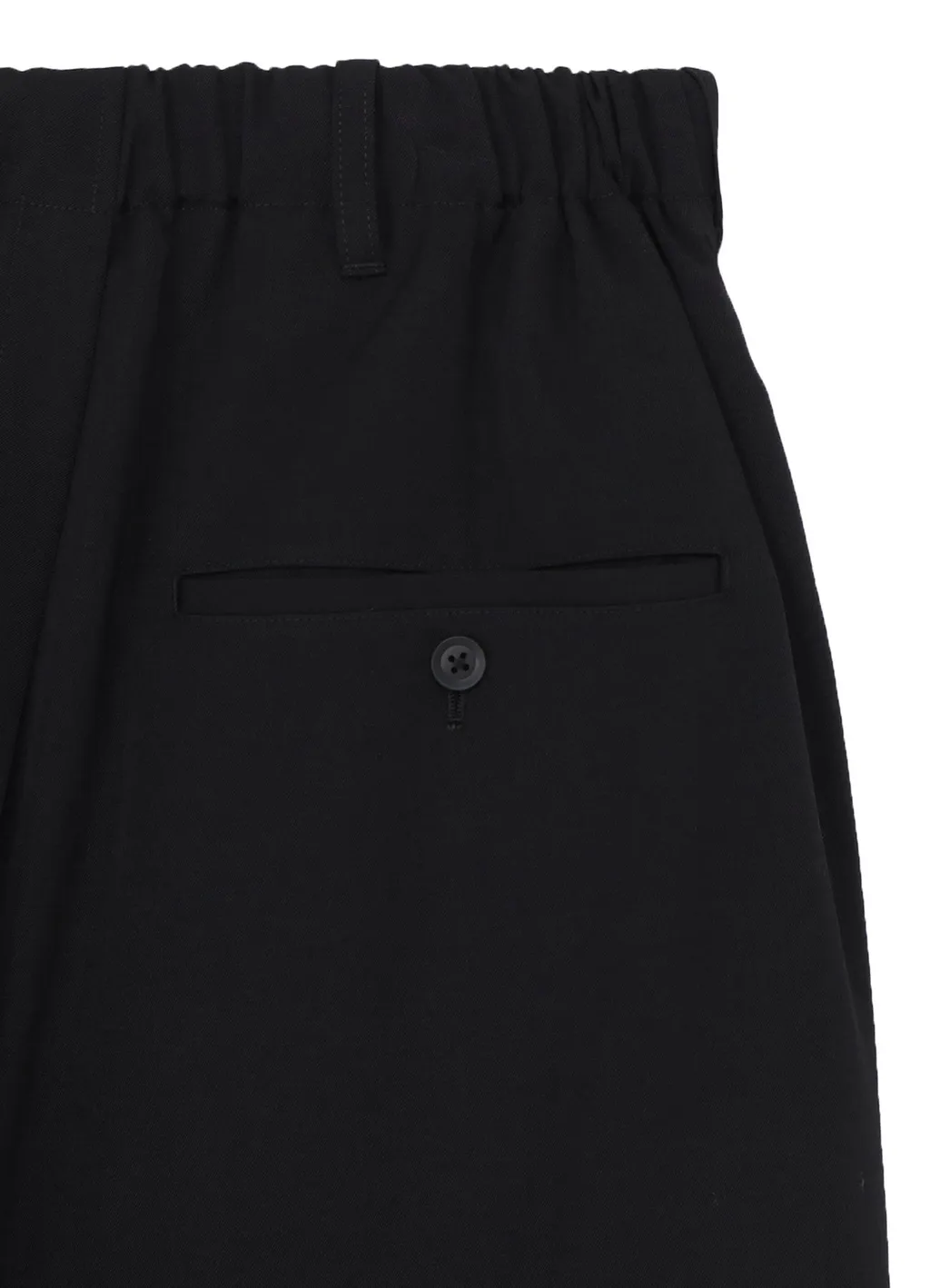 Wool Gabardine Wrap Pants