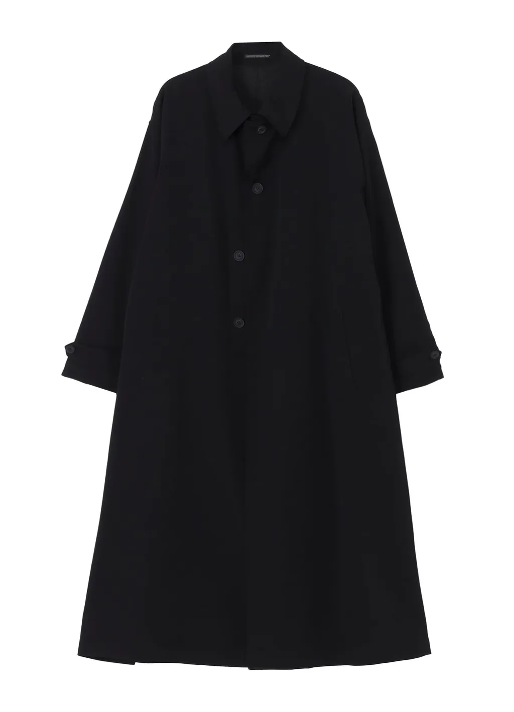 Wool Gabardine Designed Sleeve Coat