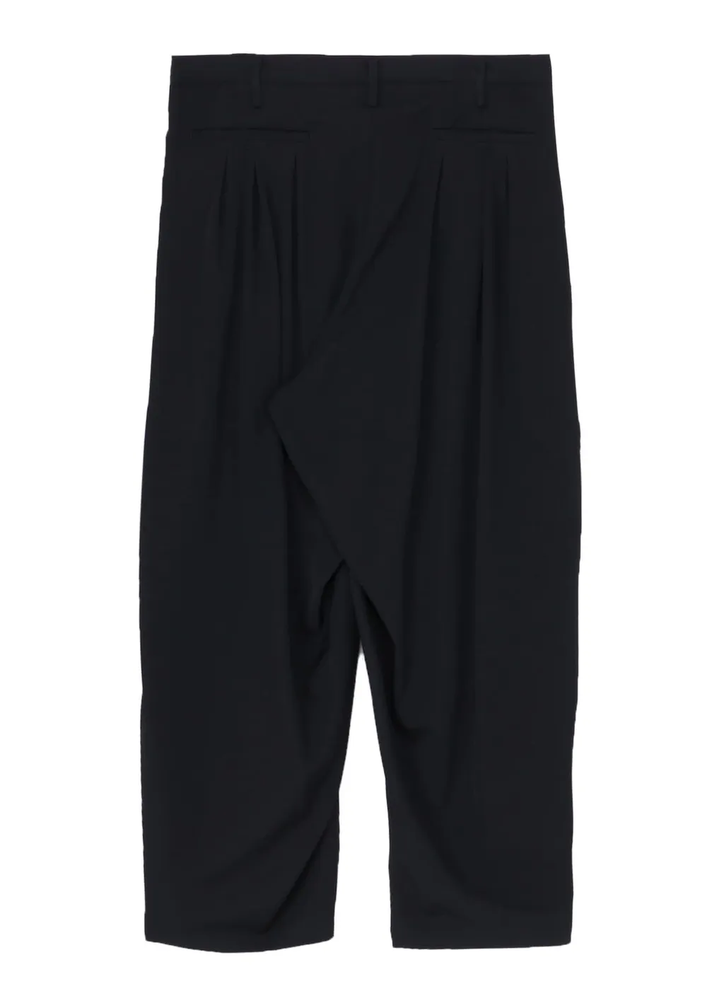 Wool Gabardine 12 Tucks Pants