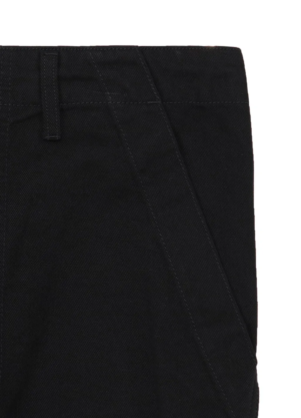 Black Scandal Katsuragi Hem Zip Painter Pants