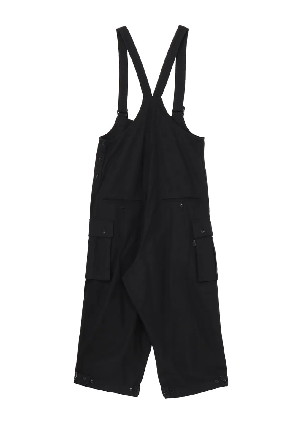 Black Scandal Herringbone Work Overalls