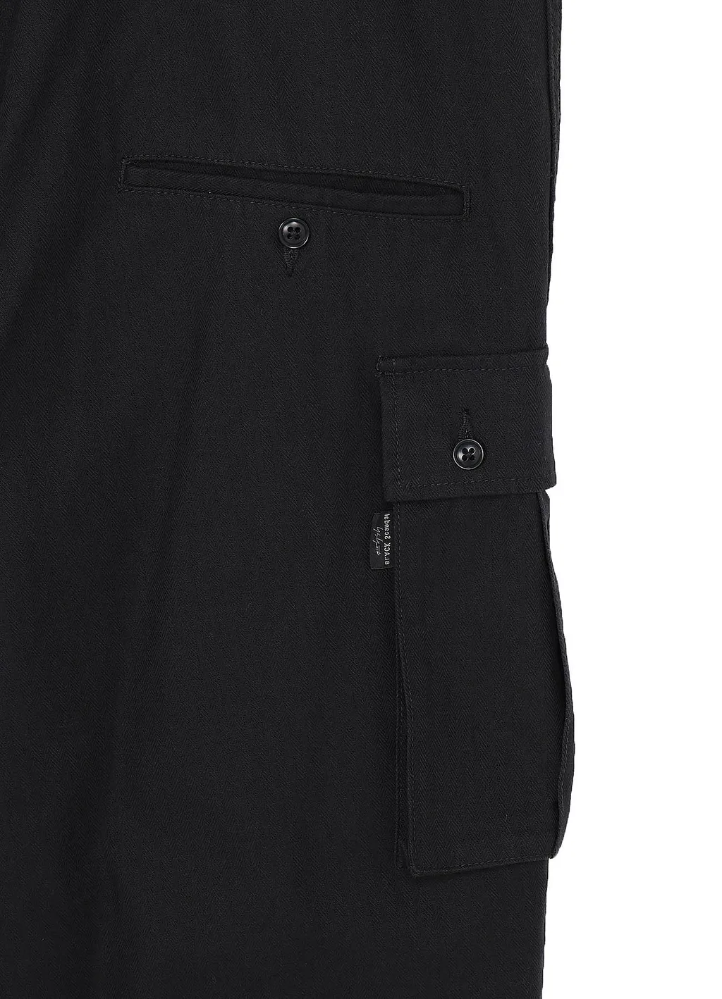 Black Scandal Herringbone Work Overalls