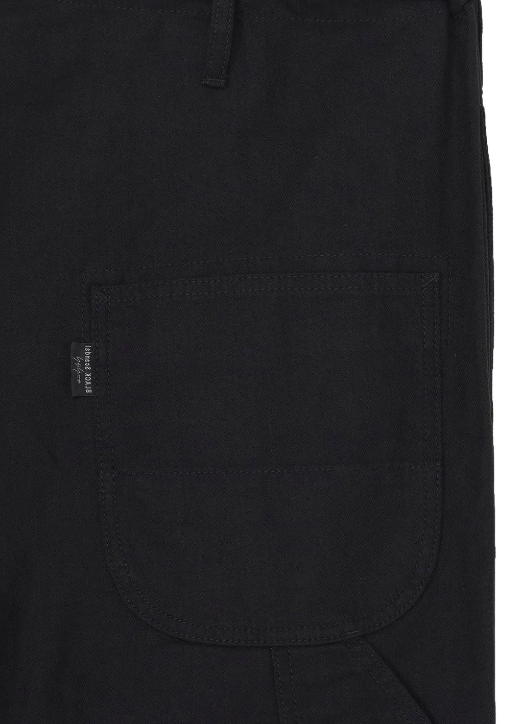 Black Scandal Herringbone 3St Painter Pants