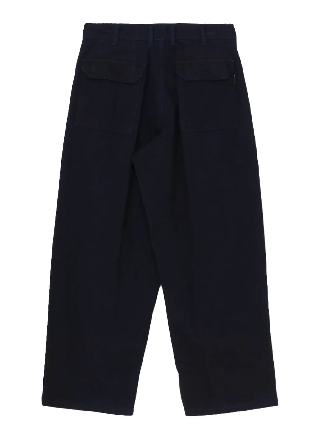 Black Scandal Herringbone Denim Side Tape Detail Pants