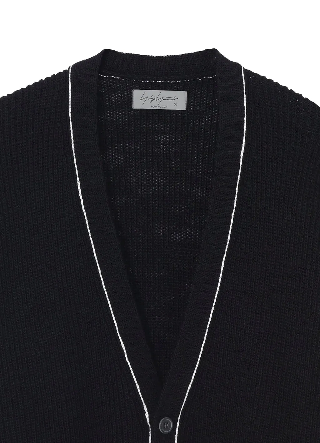 Half Cardigan Slit Detail V Neck Cardigan