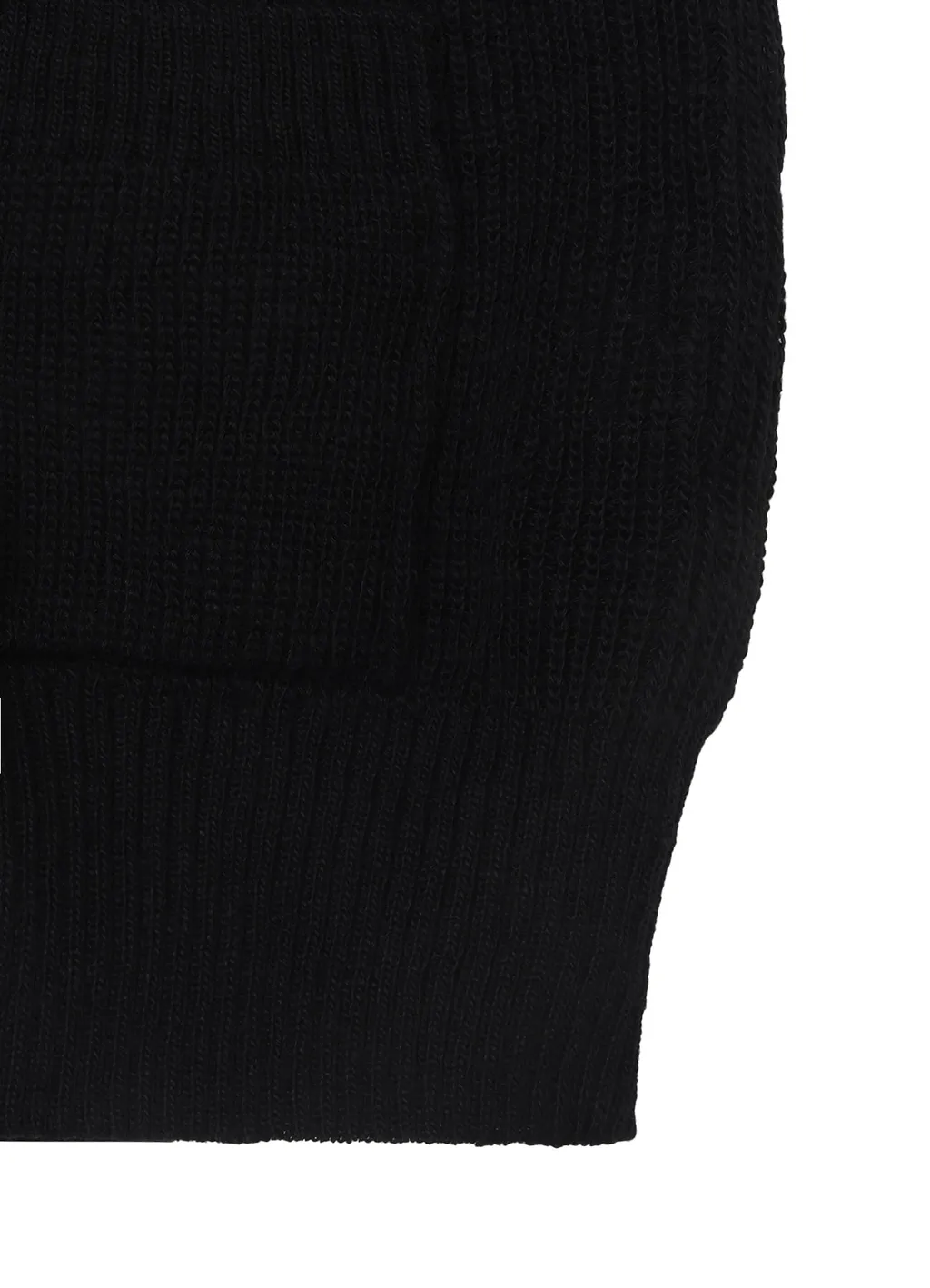Half Cardigan Slit Detail V Neck Cardigan
