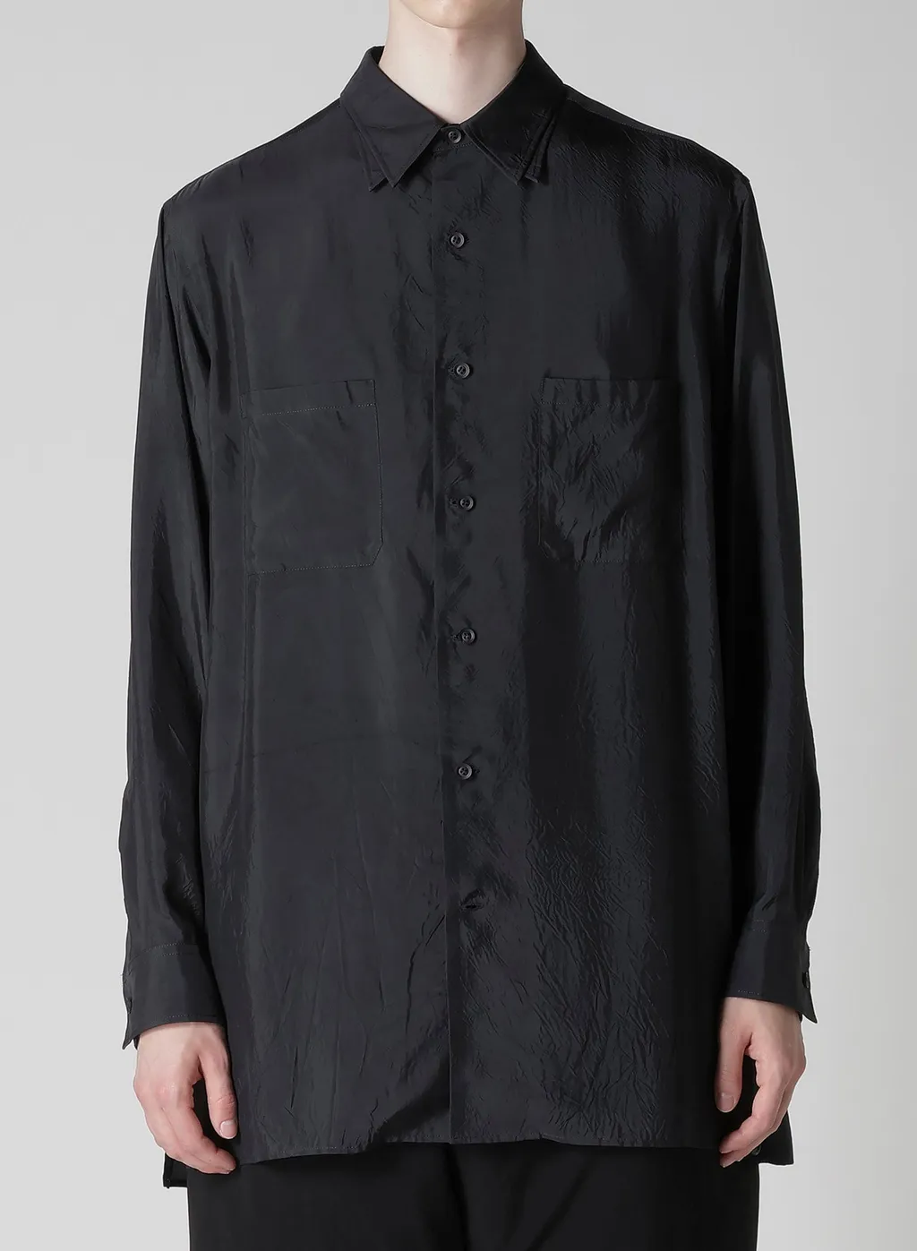 Cu Taffeta 2 Collar Big Standard Shirt