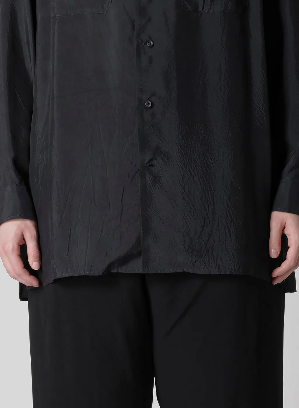 Cu Taffeta 2 Collar Big Standard Shirt