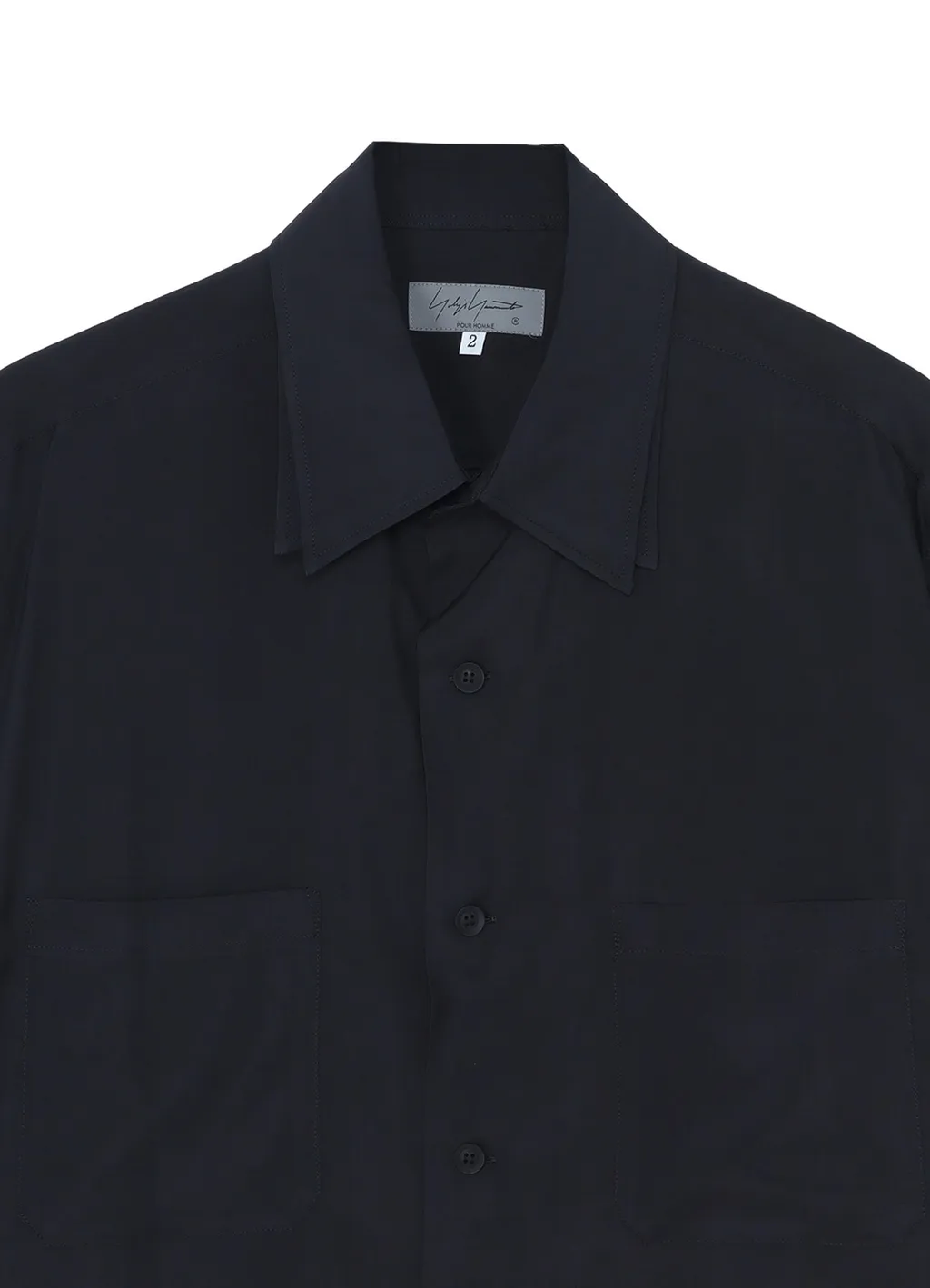 Cu Taffeta 2 Collar Big Standard Shirt
