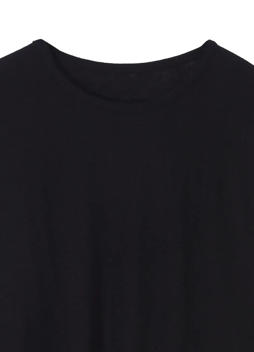 Milling Wool Side Slit Round Neck Long Slv T