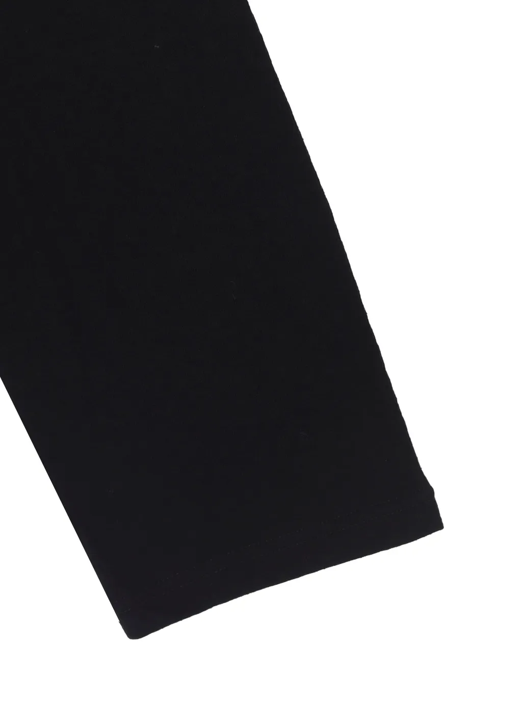 Cotton Silk Noir Gauze Jersey Pocket Detail Long Slv T