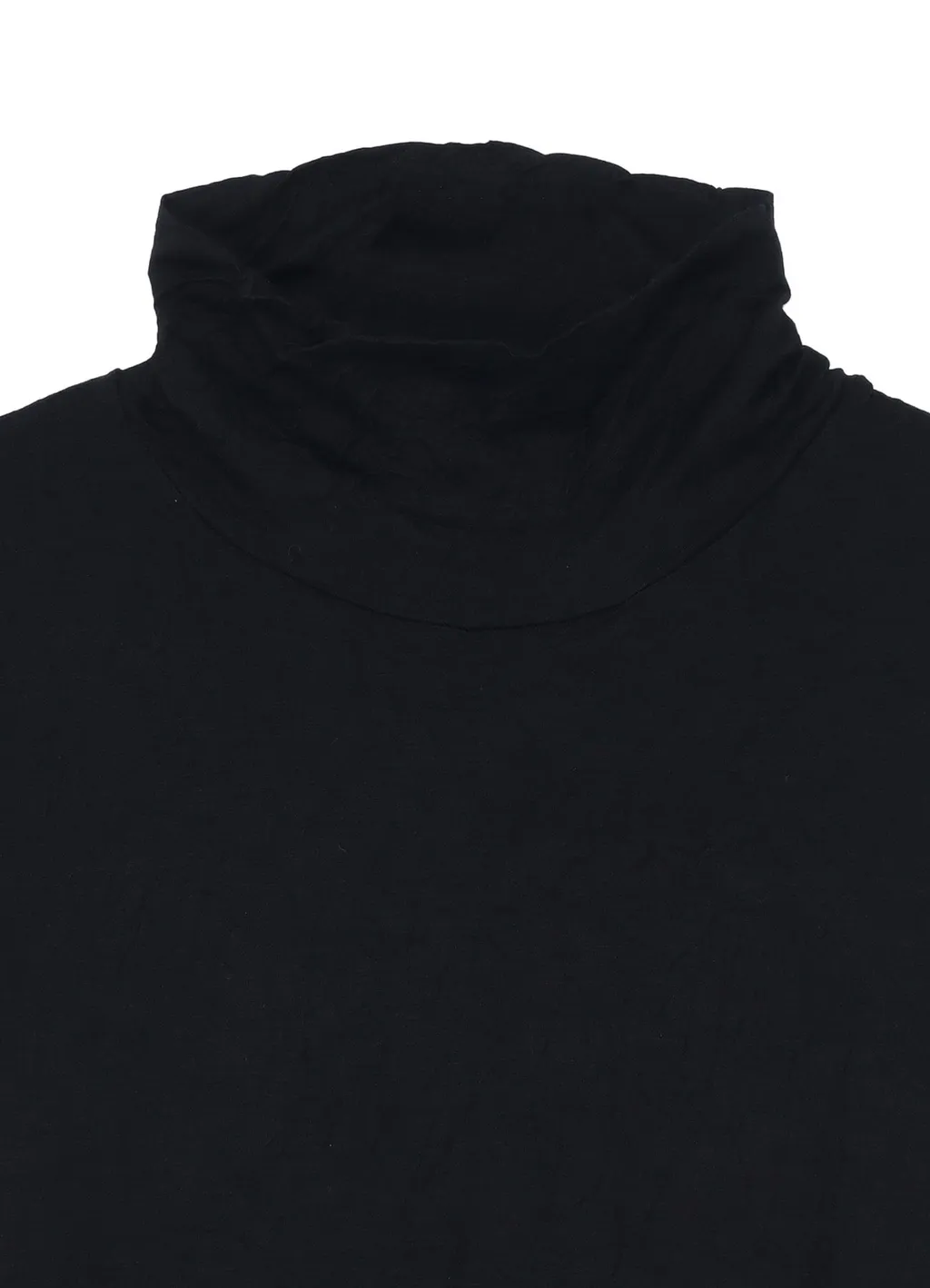 Washable Wool Jersey Turtle Neck Long Slv T