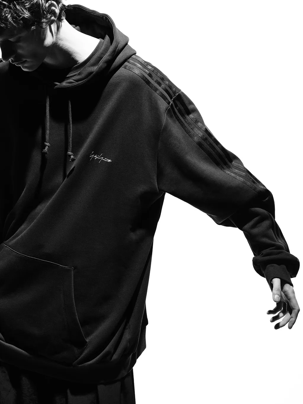 Y-3 Kuro 3Stripes Hoodie