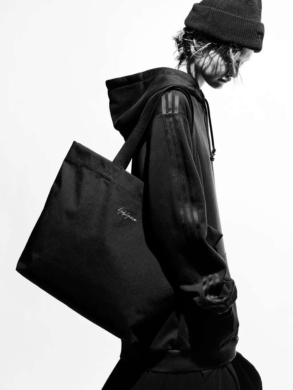 Y-3 Kuro 3Stripes Hoodie