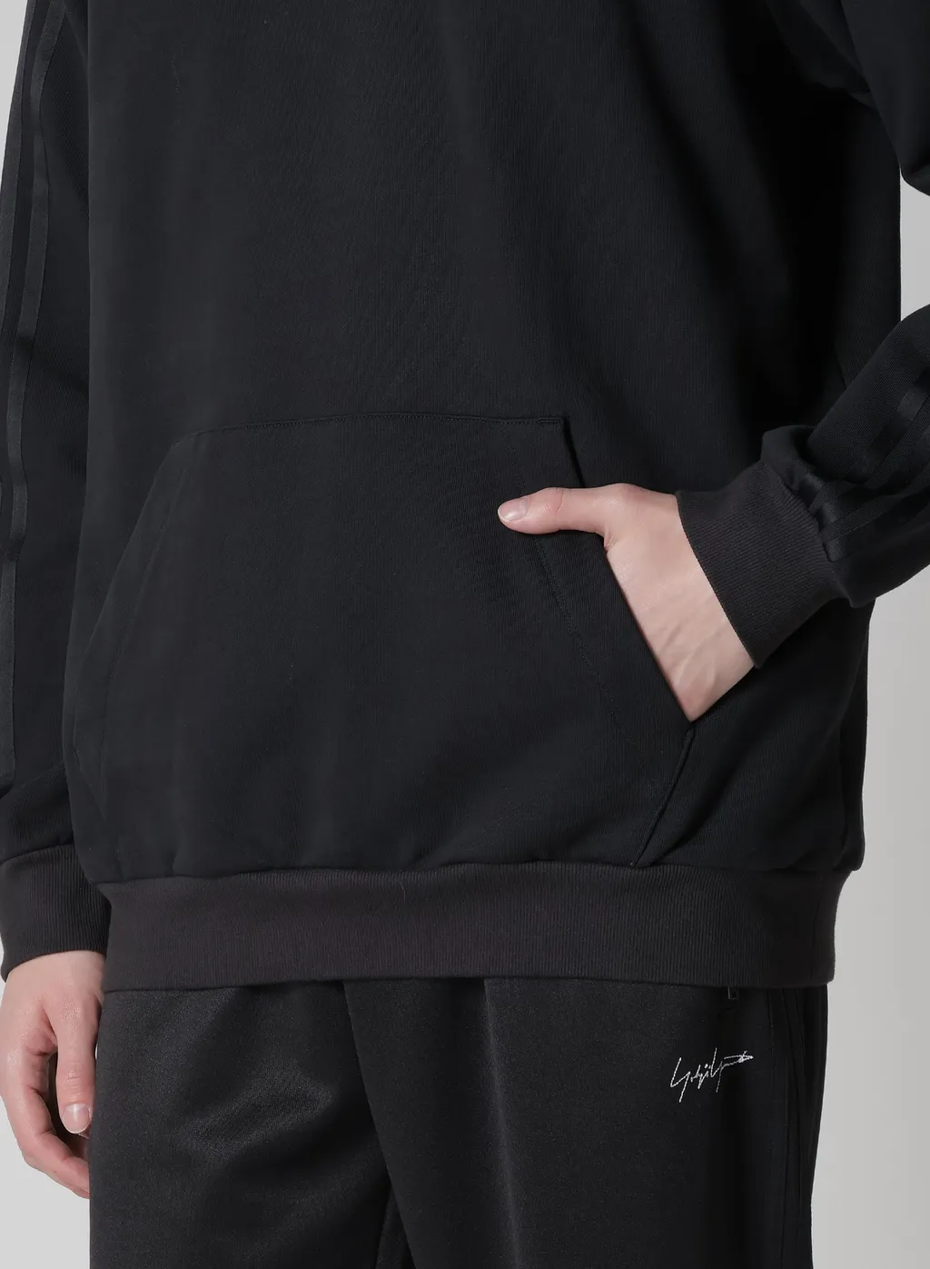Y-3 Kuro 3Stripes Hoodie