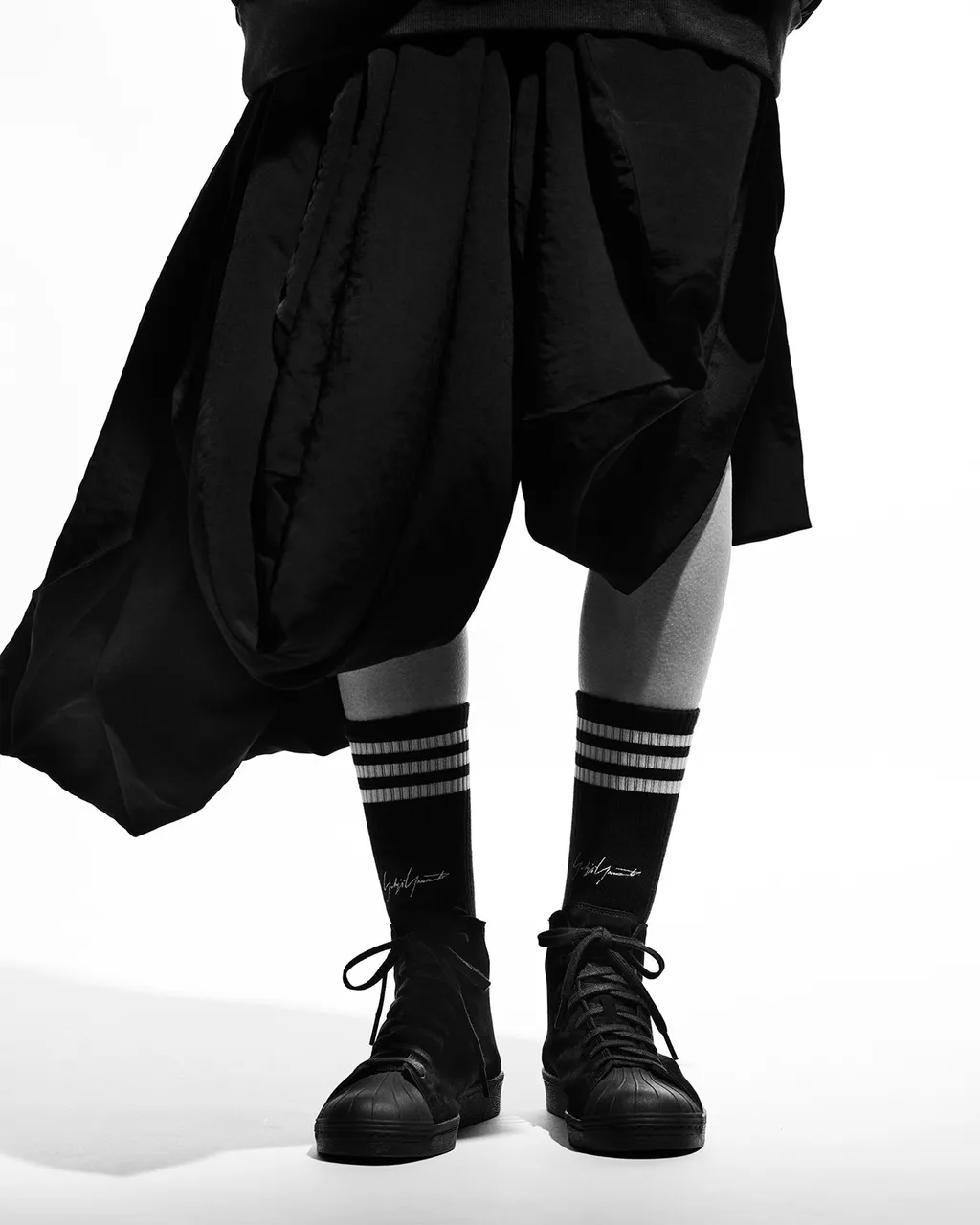 Y-3 Kuro 3Stripes Socks