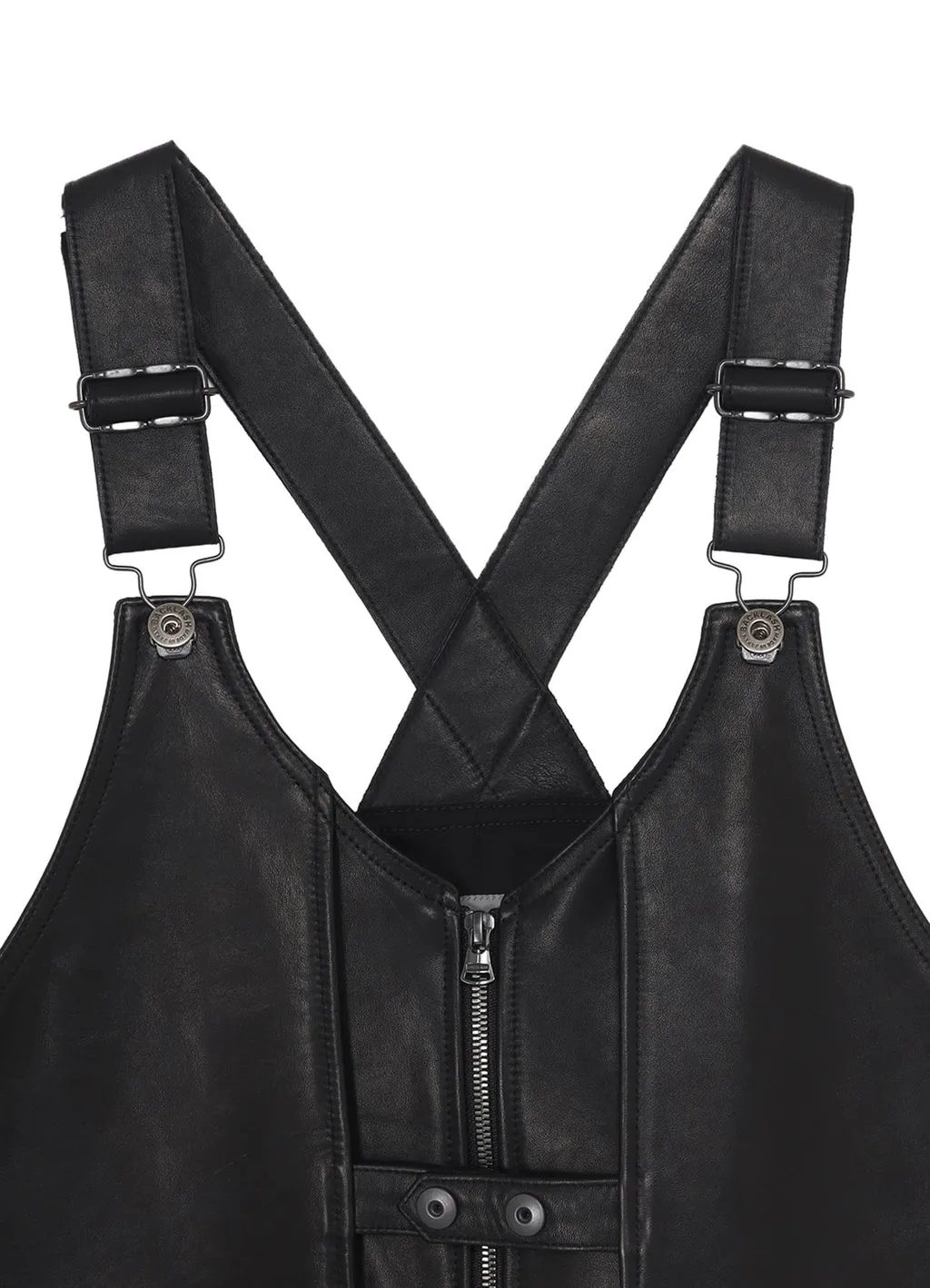Cow Leather Deep-Fry Tech Vest