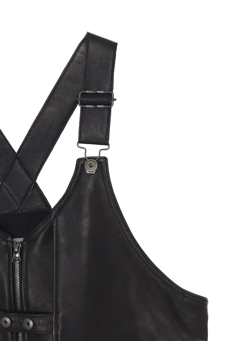 Cow Leather Deep-Fry Tech Vest