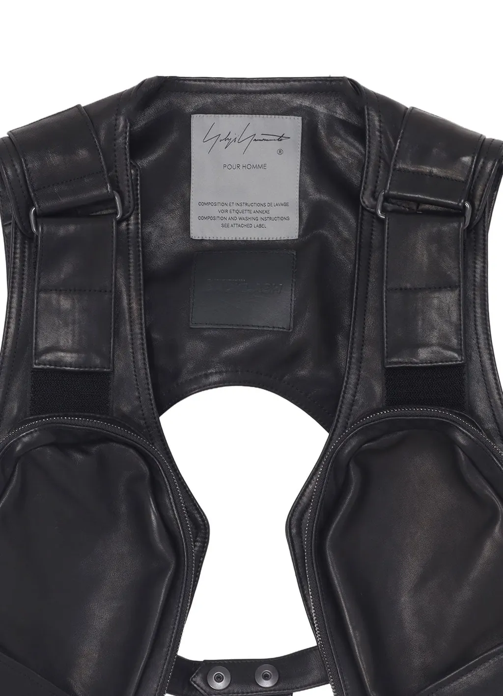 Cow Leather Deep-Fry Holster Bag Vest