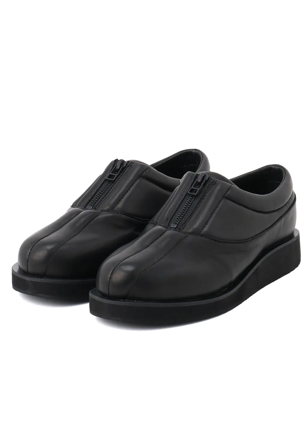 Soft Sheep Leather Front Fastener Shoes