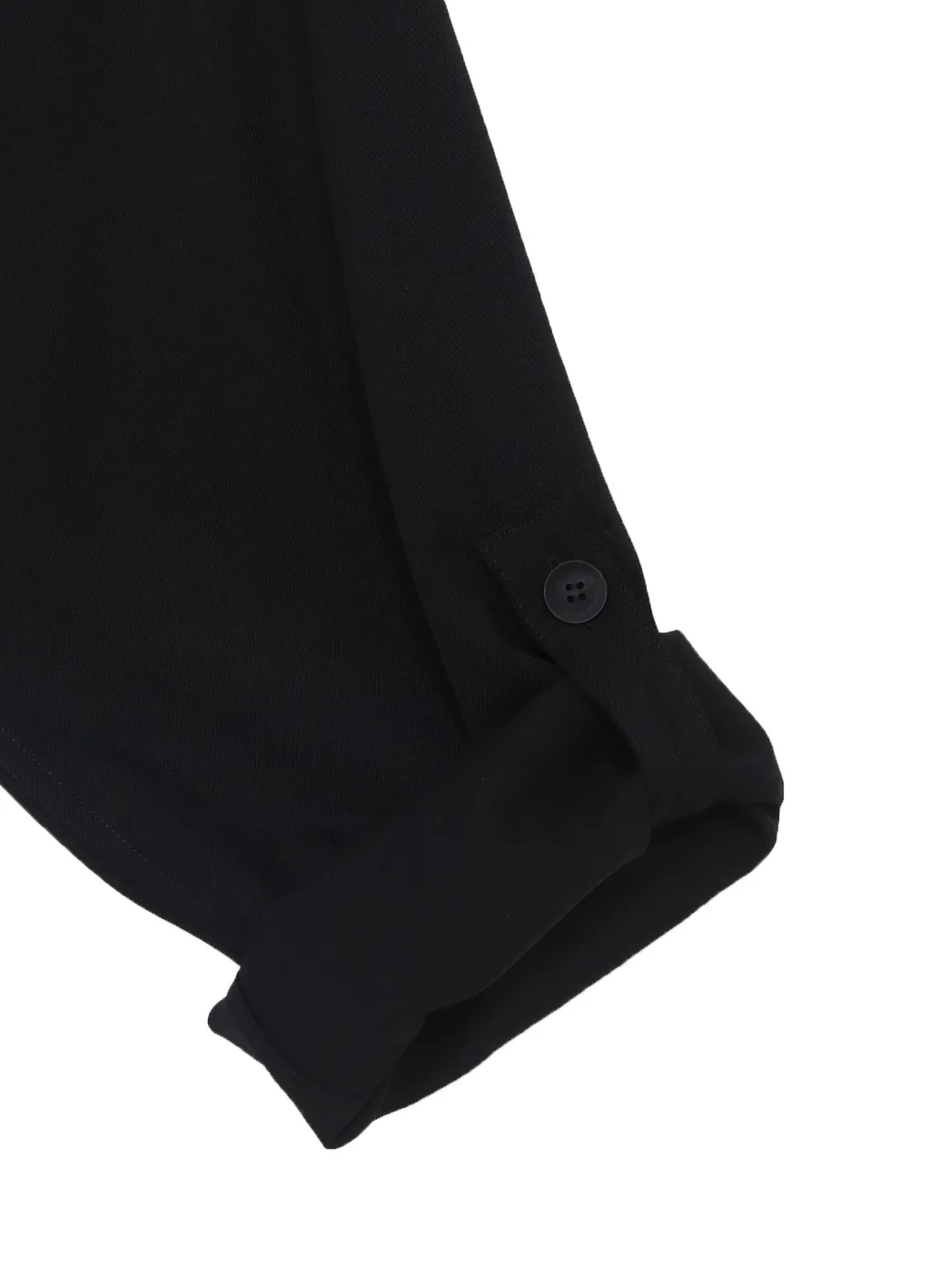 Wool Gabardine Long Shirt Coat