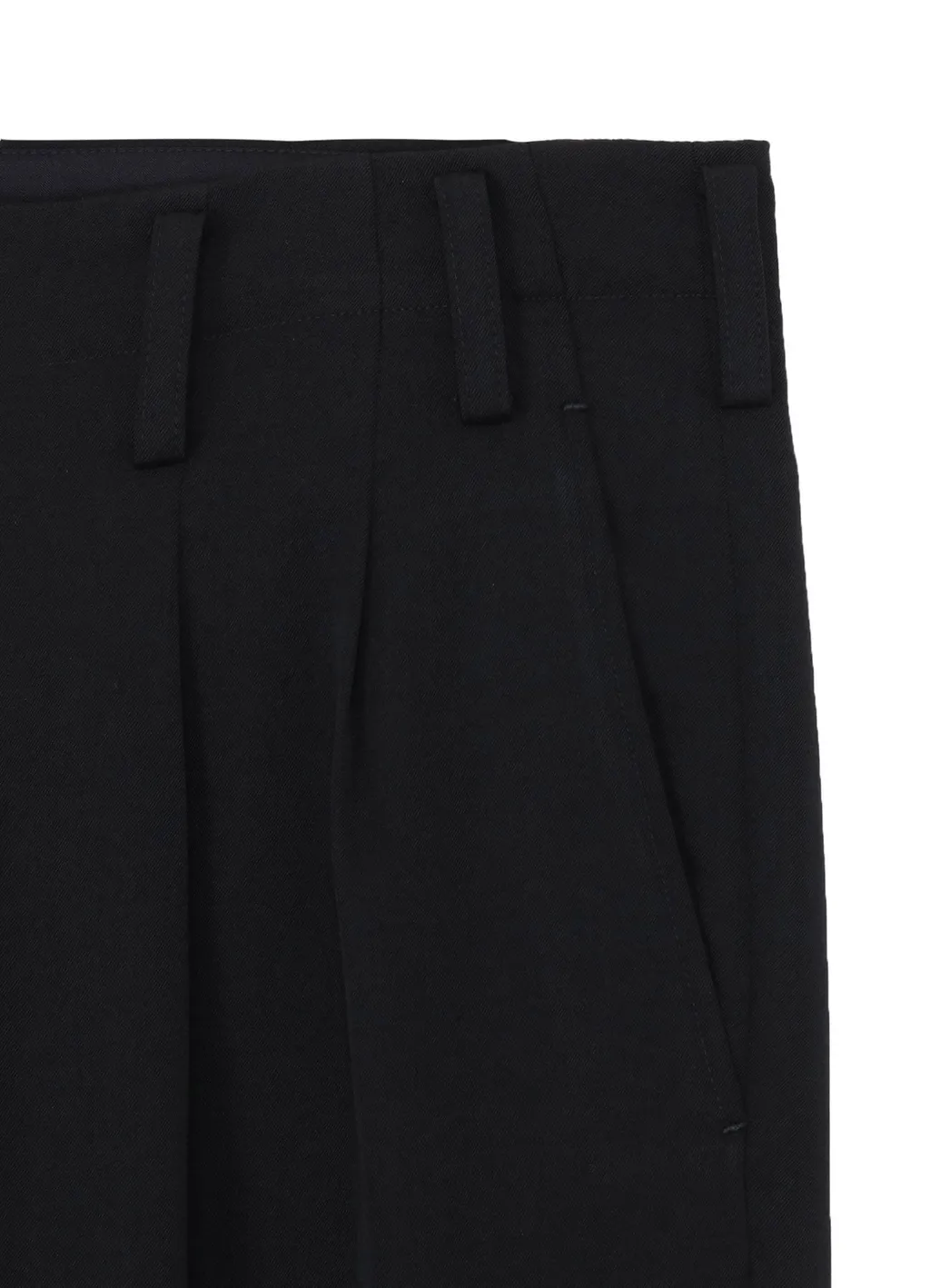 Wool Gabardine 2Tucks Pants
