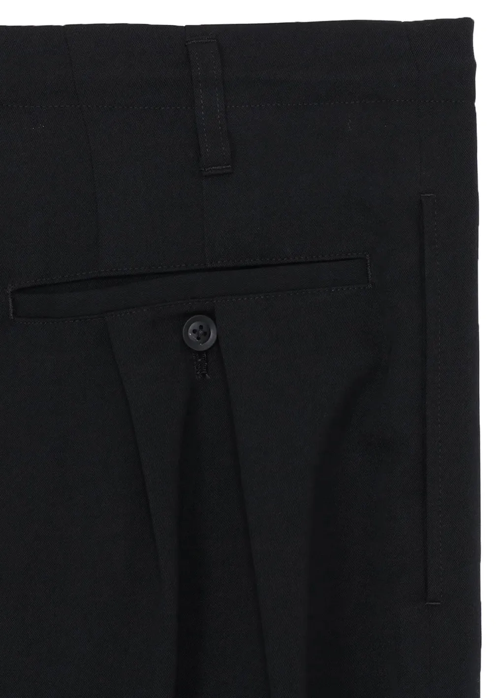 Wool Gabardine Thin Balloon Pants