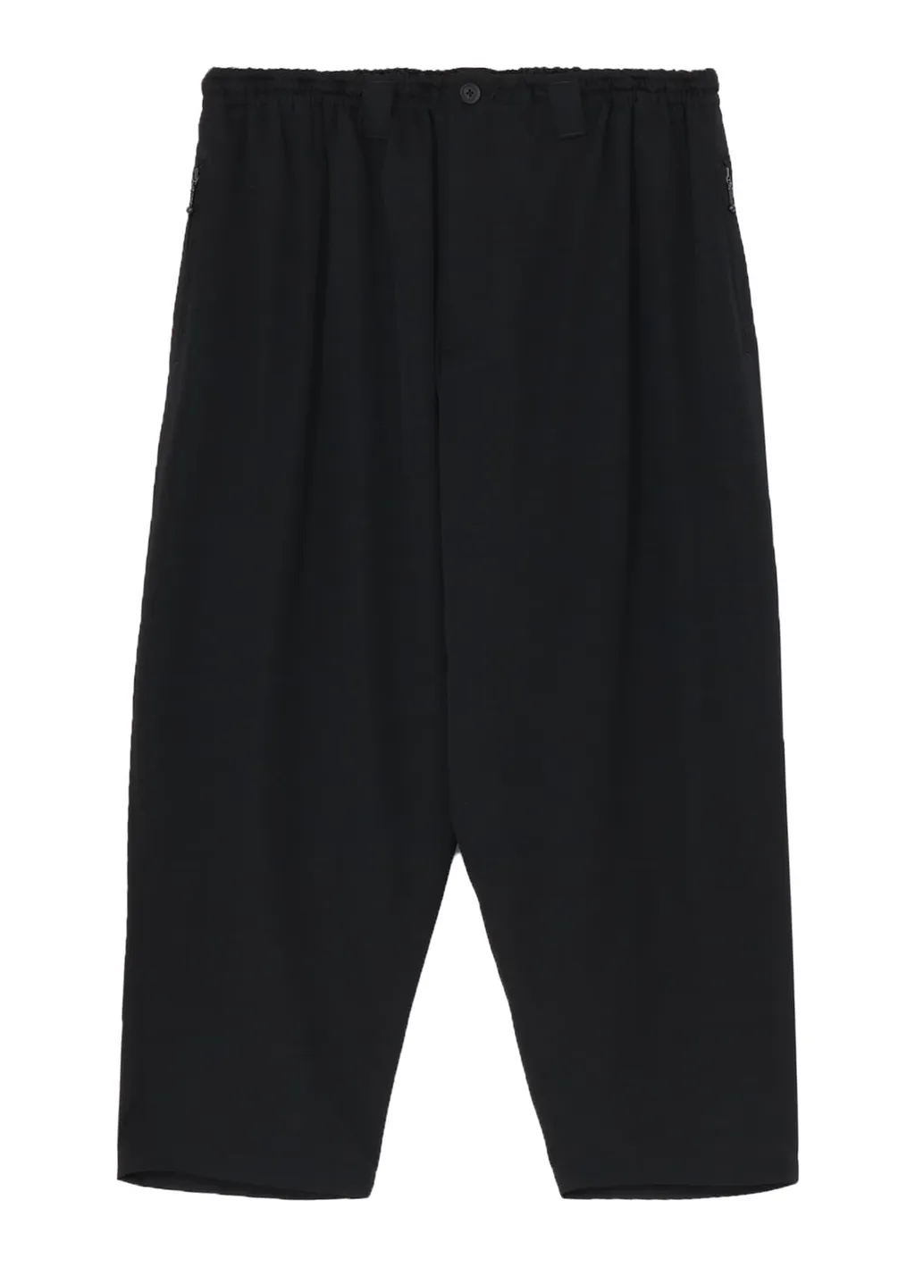 Wool Gabardine Ball Fastener Pants