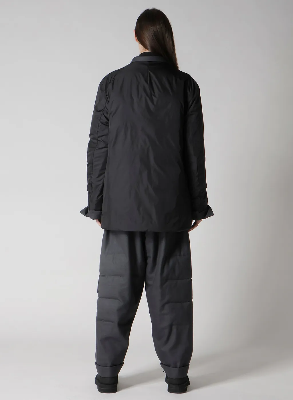 3 Buttons Horizontal Padded Jacket