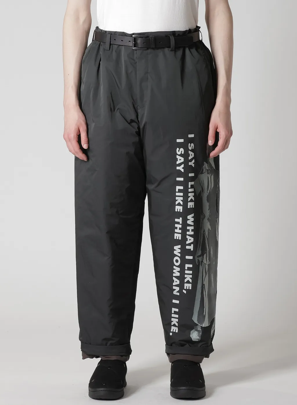 Woman Printed Side Pocket Pants With Liner