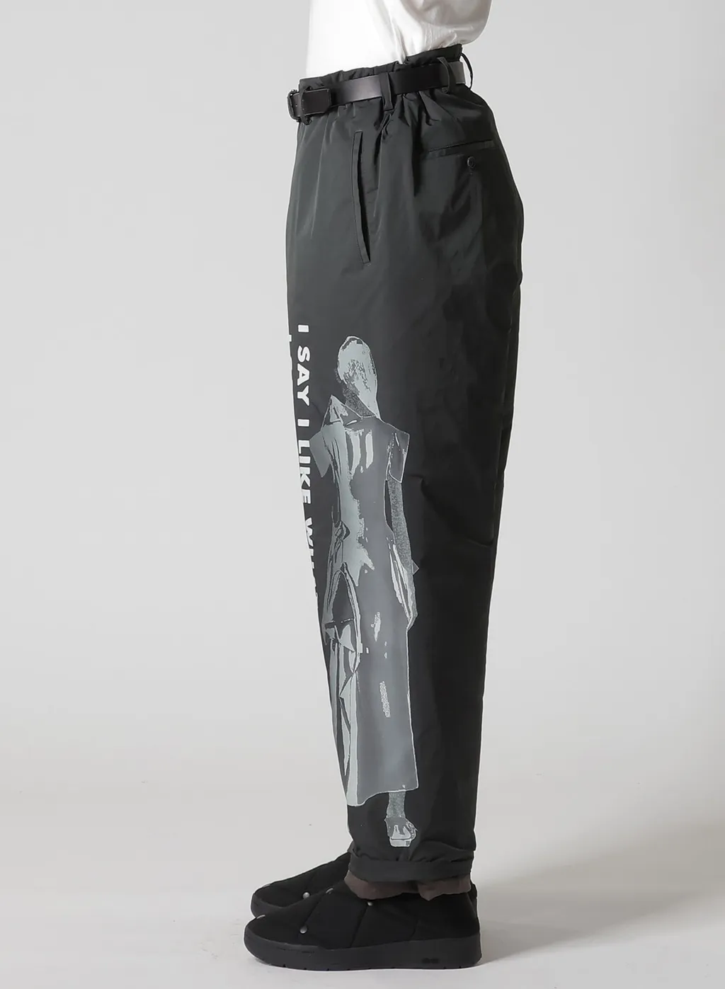 Woman Printed Side Pocket Pants With Liner