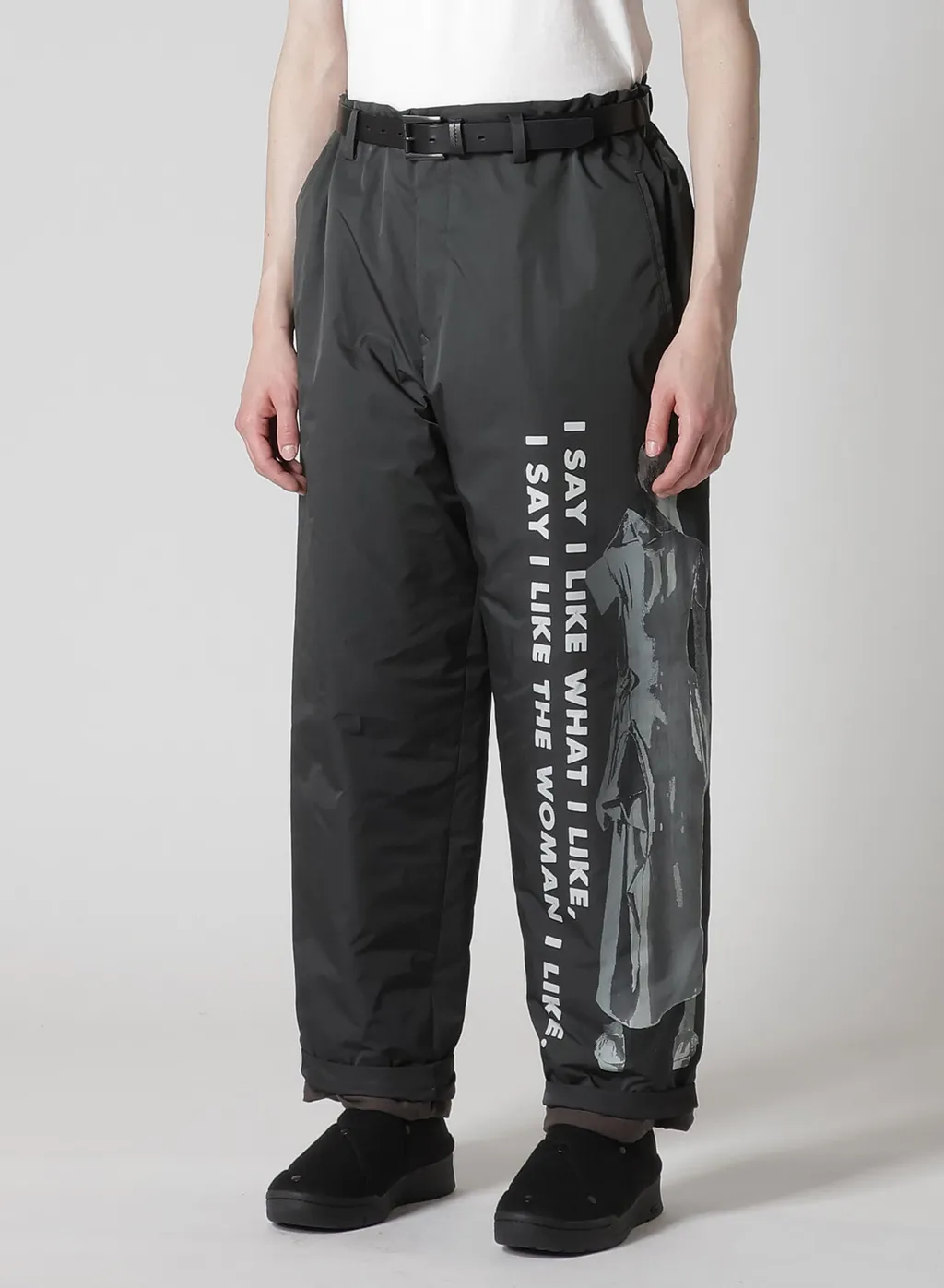 Woman Printed Side Pocket Pants With Liner