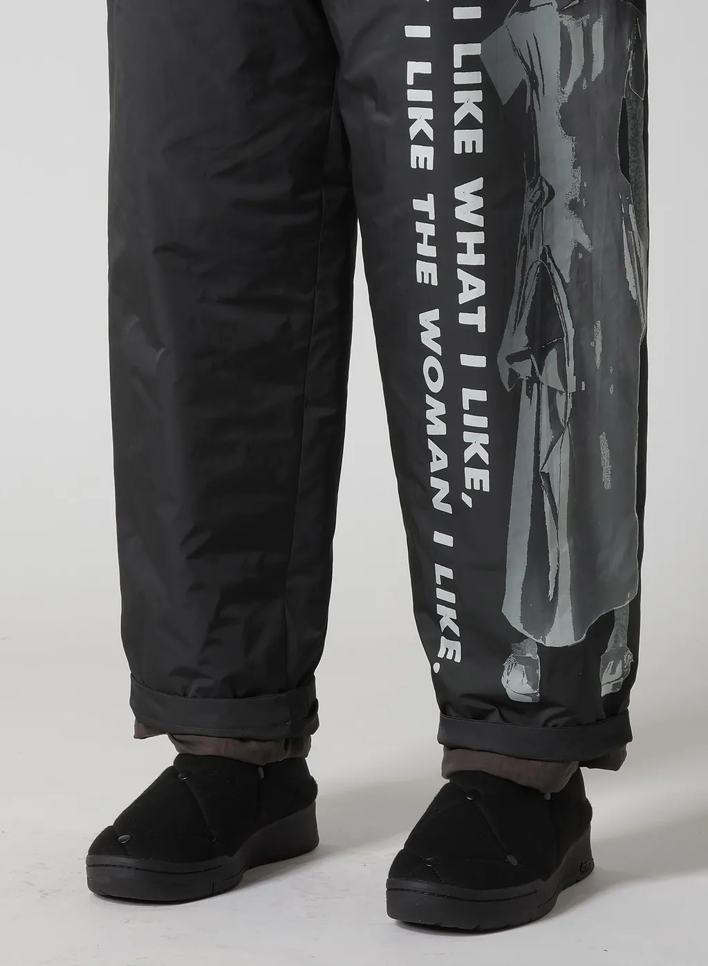 Woman Printed Side Pocket Pants With Liner