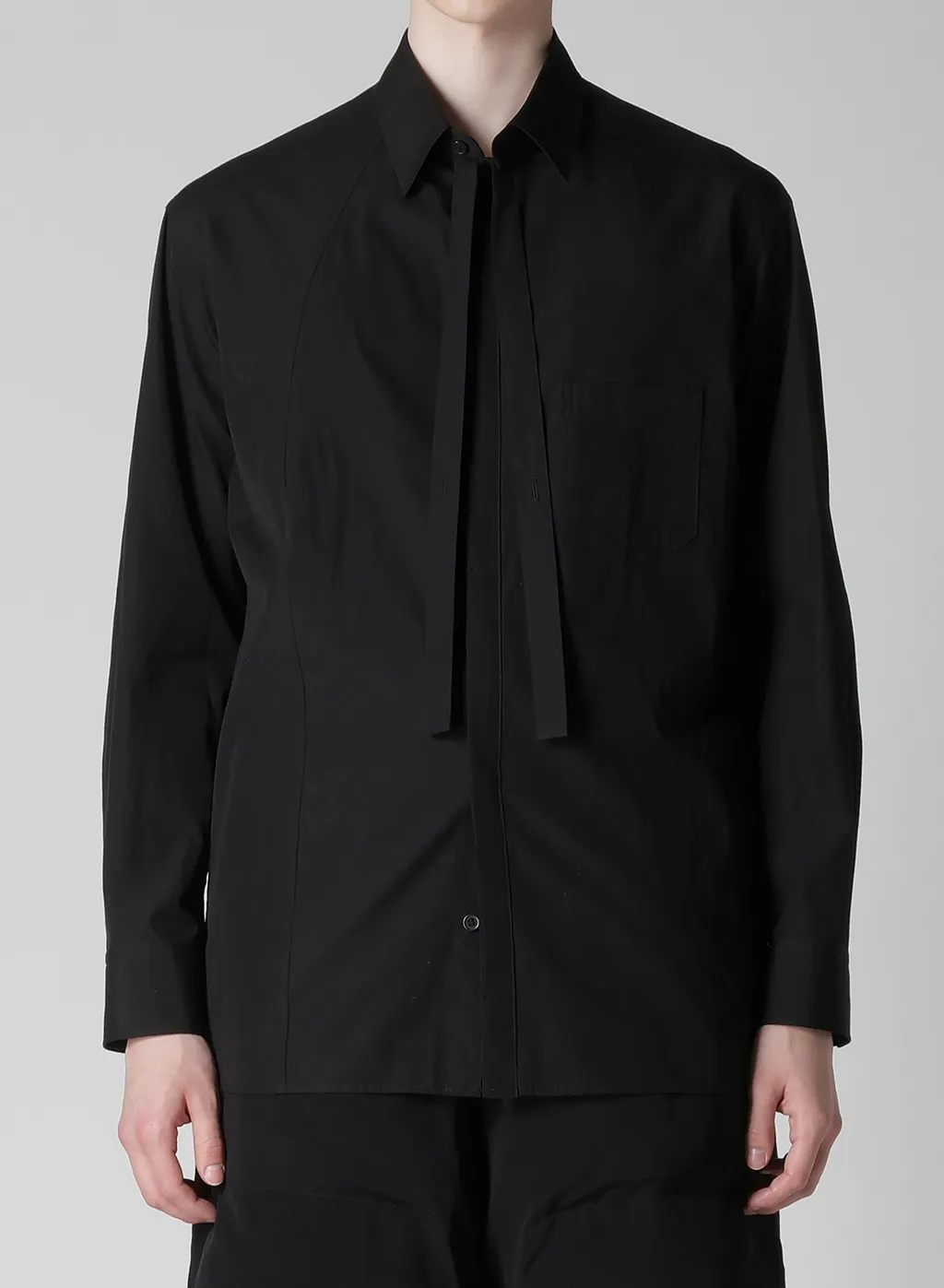100/2 Broad Switching Blouse With Bowtie