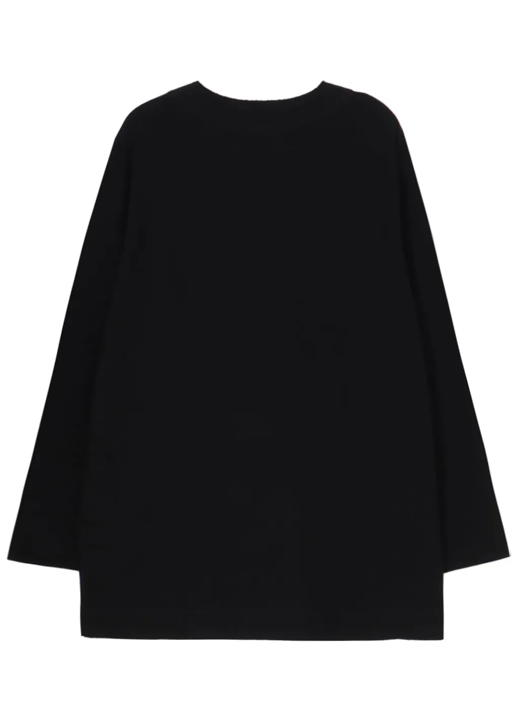 Purl Stitch Raw Edge Ls T