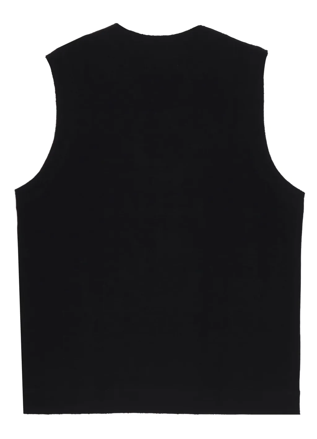 Purl Stitch Raw Edge Vest