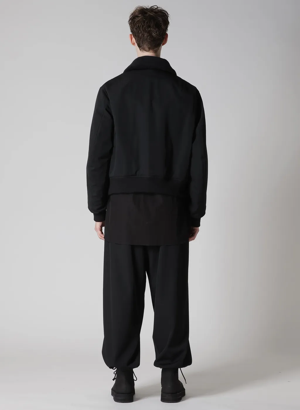 Wool Gabardine Flight Jacket