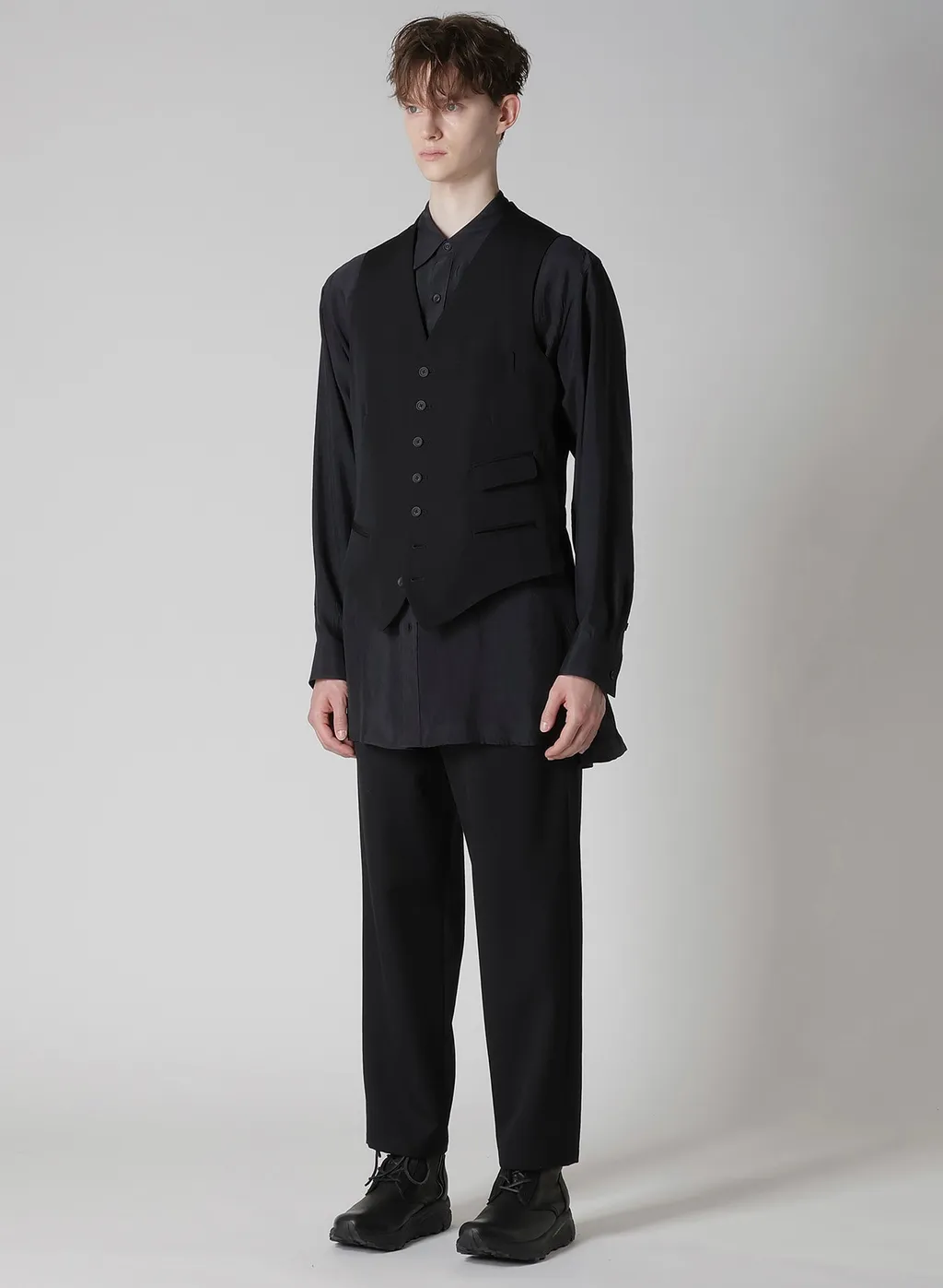 Wool Gabardine 7Buttons Vest
